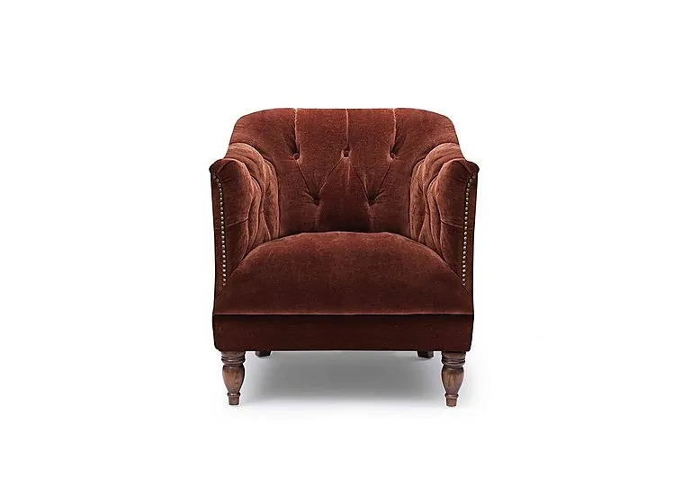 Henson Fabric Accent Tub Chair - Tawny