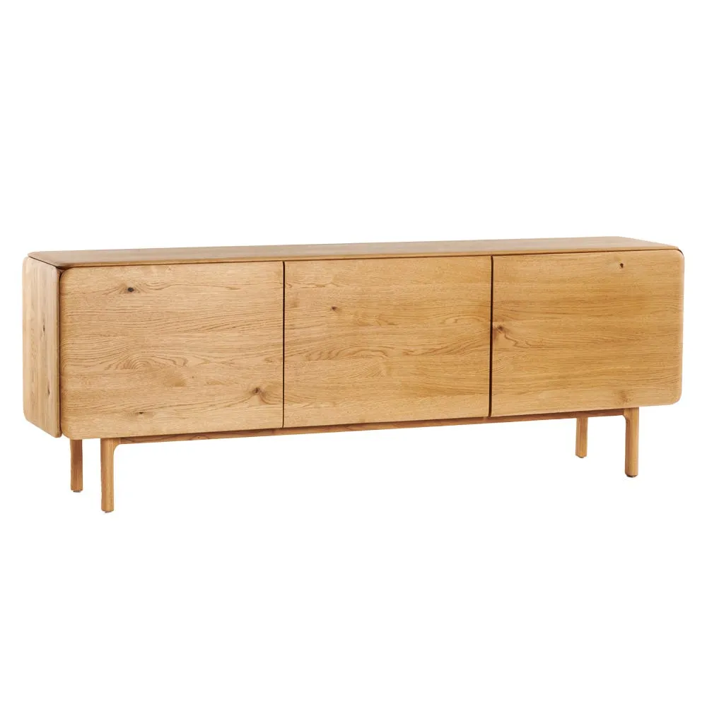 Artisan Cloud Sideboard 210cm in White Oiled Oak 2