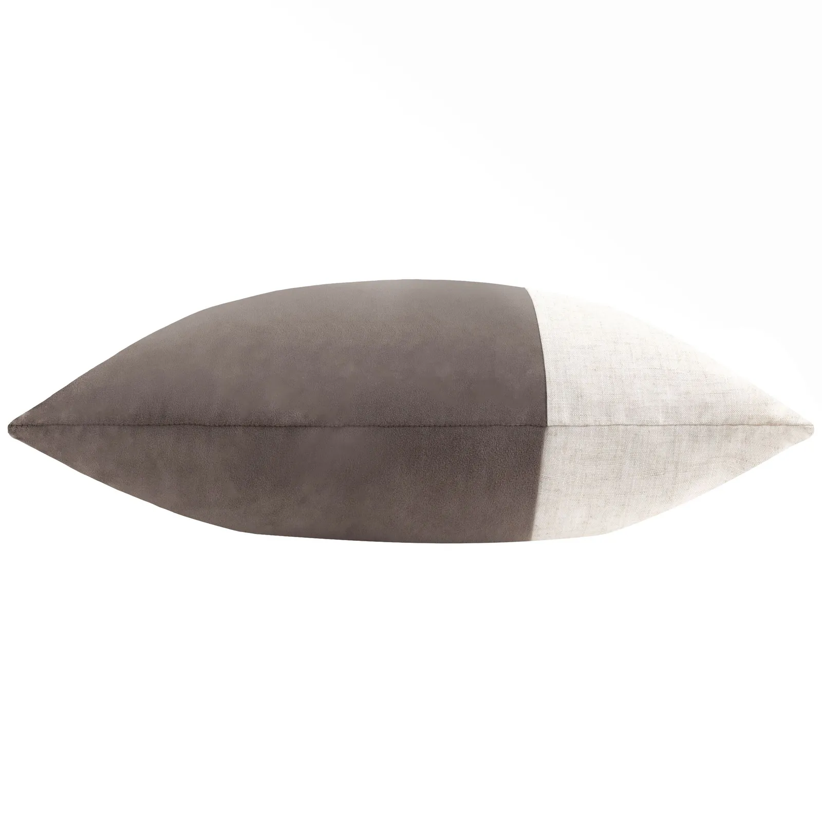 Yard Morden Soft-Washed Velvet Cushion in Taupe 3