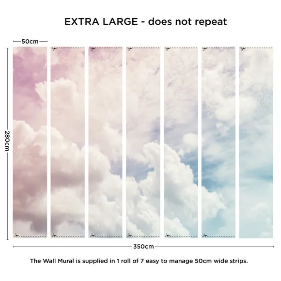 Dreamscape Clouds Wall Mural 3