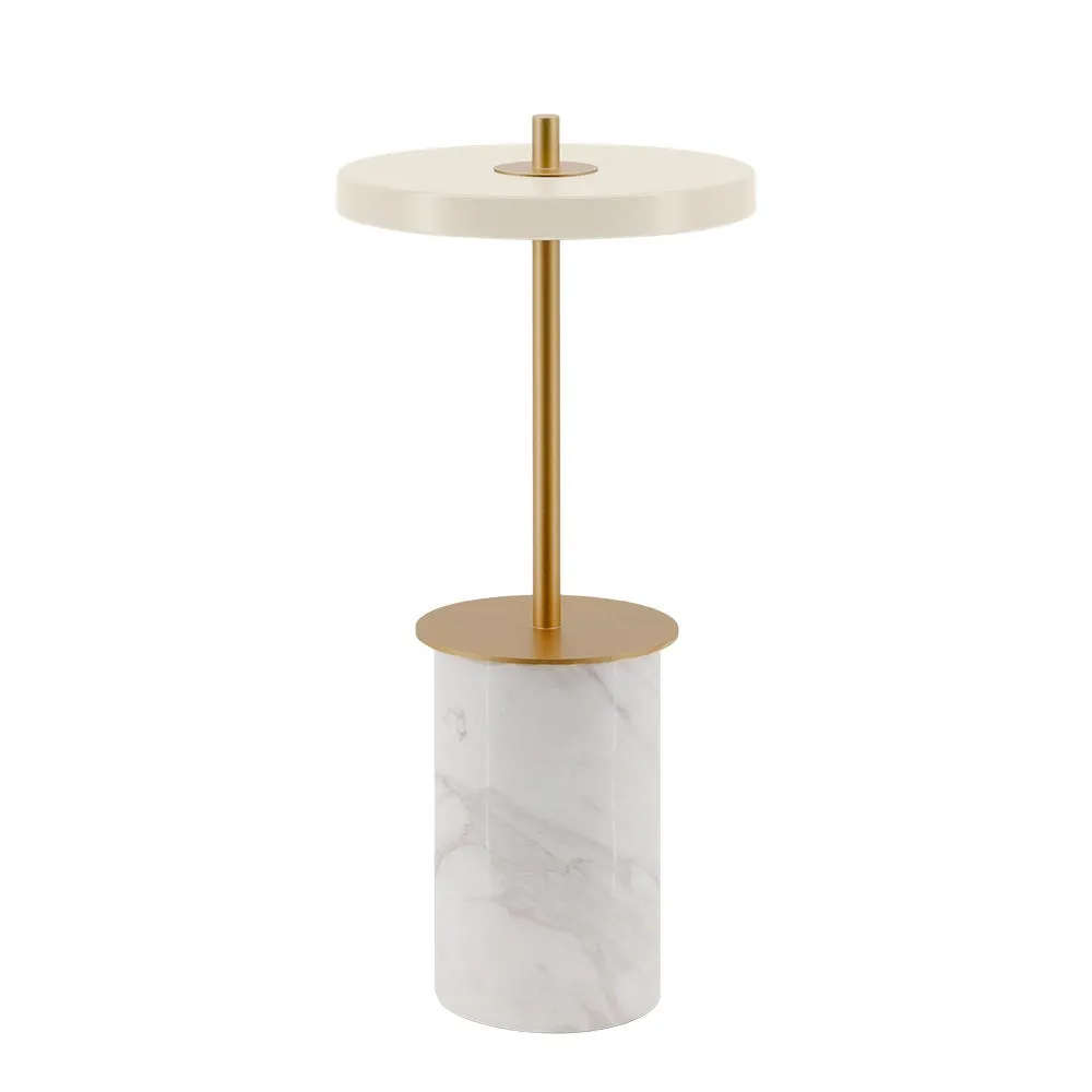 Umage Asteria LED Move Mini Portable Table Lamp White Marble 3
