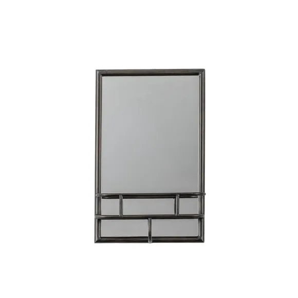 Millbury Rectangle Wall Mirror with Shelf 3