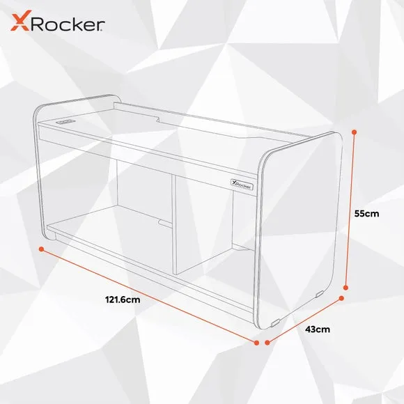 Return - X Rocker Electra TV Unit for TVs up to 42" with LED Lights 5