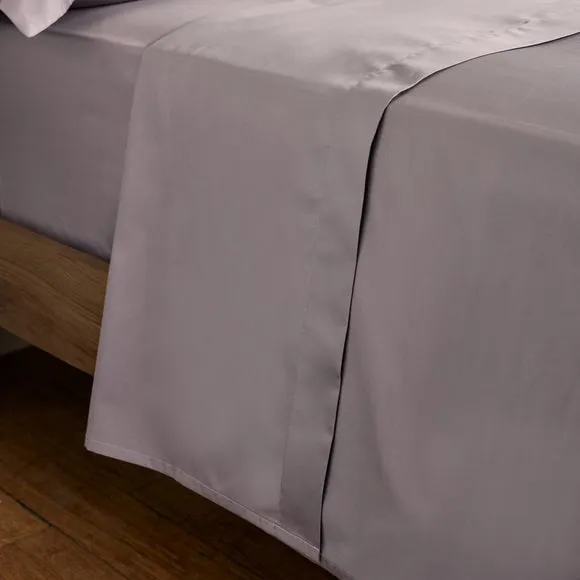 Dorma Luxe Egyptian Cotton Sateen Flat Sheet 2