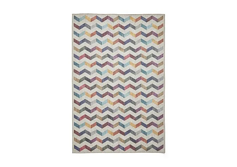 Pulito Washable Rug - 61cm-x-120cm - Multicoloured