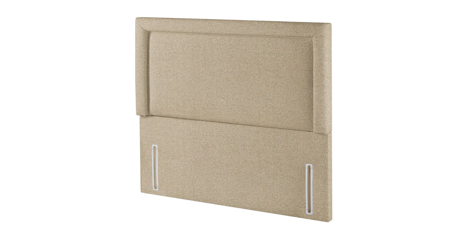 Premium Shelley Headboard, Double - Herringbone Cotton