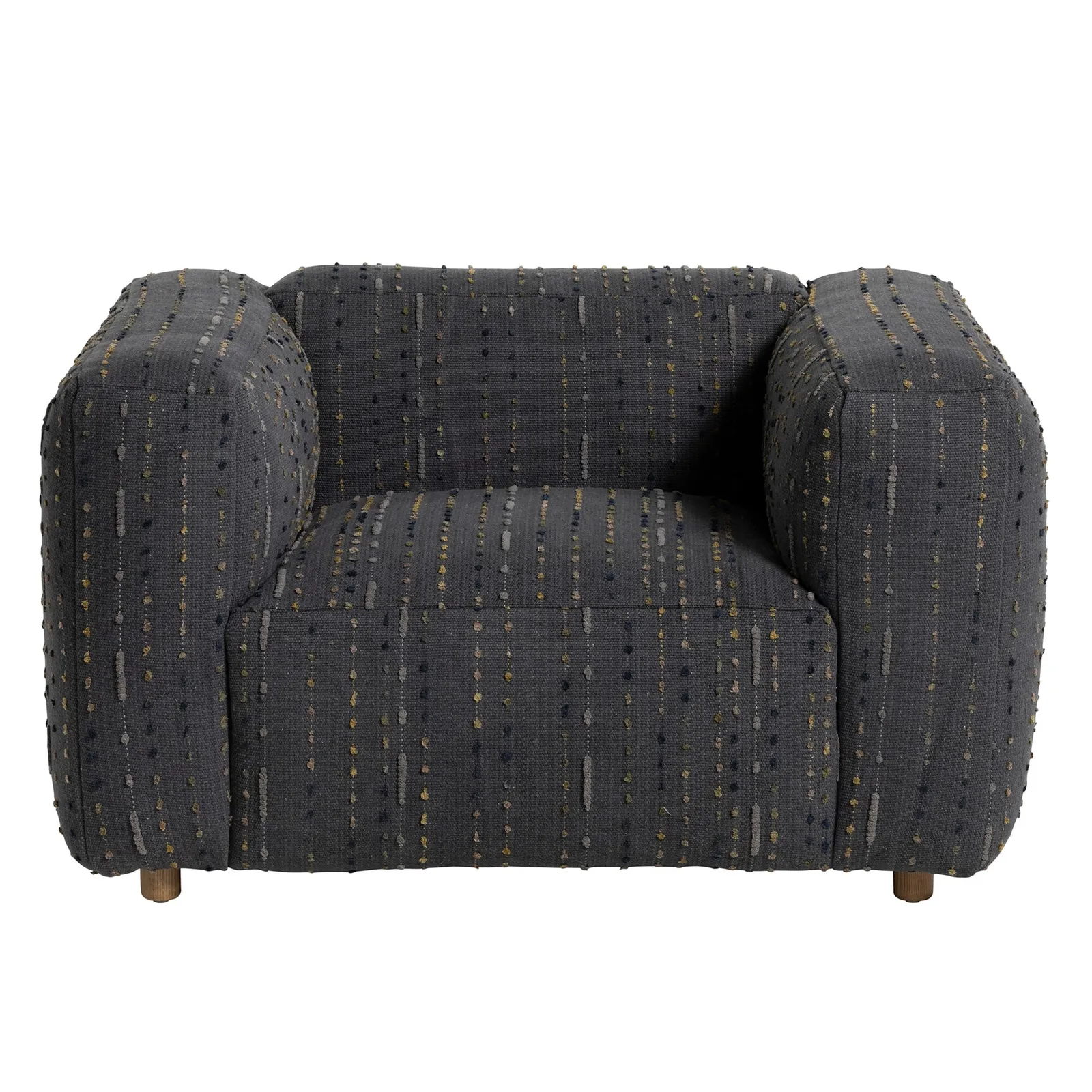 Timothy Oulton Hogarth Armchair Pom Grey Fabric | Barker & Stonehouse 2
