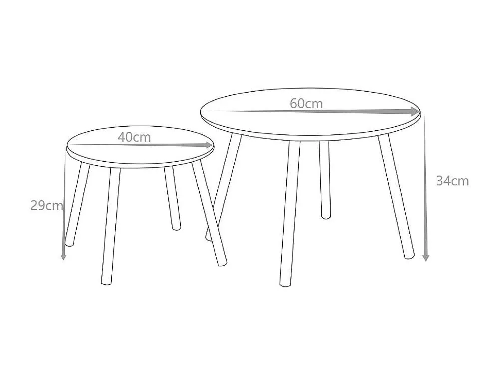 Vente-unique Metal Nesting Tables - Mustard Yellow - MIRMANDE By MYLIA 5