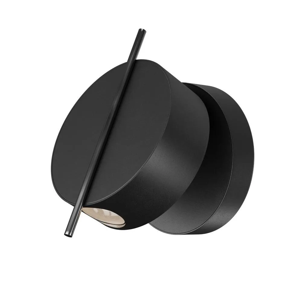 Netlighting Nuance Modern Integrated LED Wall Lamp Black 3000K 200lm