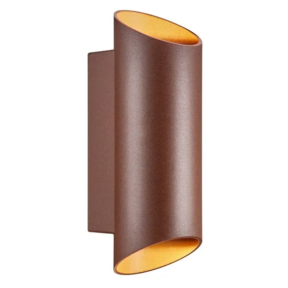 Nordlux Nico Round 22 - Wall light - Rusty, Brown 6