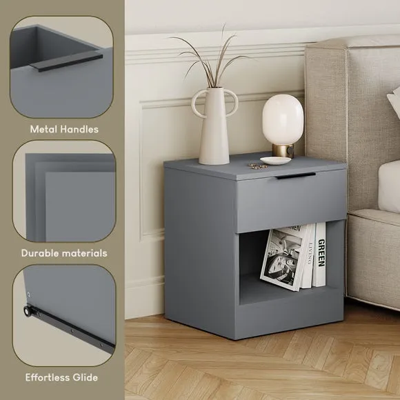 Hayes 1 Drawer Bedside Table 3