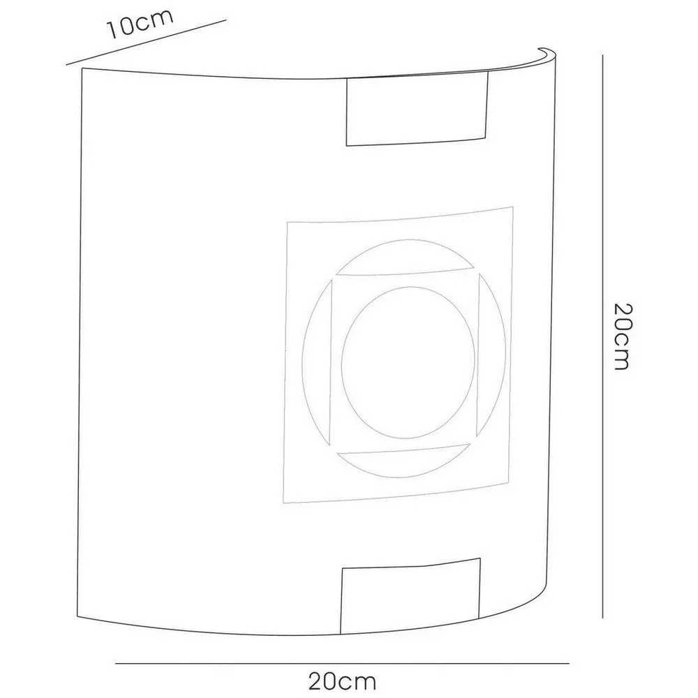 Netlighting Caprice Wall Lamp E14 Pattern Design in Silver 3