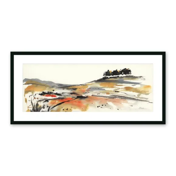 Autumn Fields by Elizabeth Baldin Framed Print 2