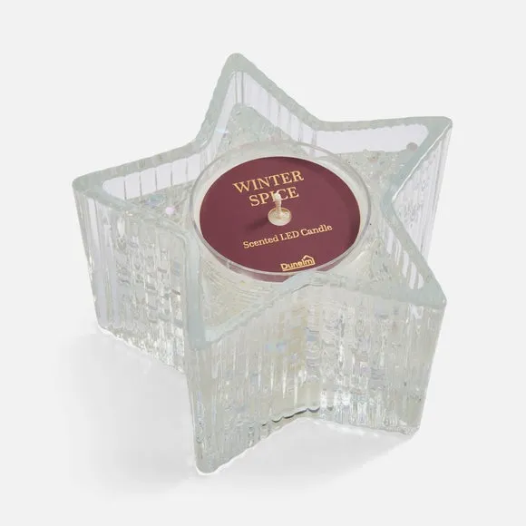 Winter Spice Star Candle 3