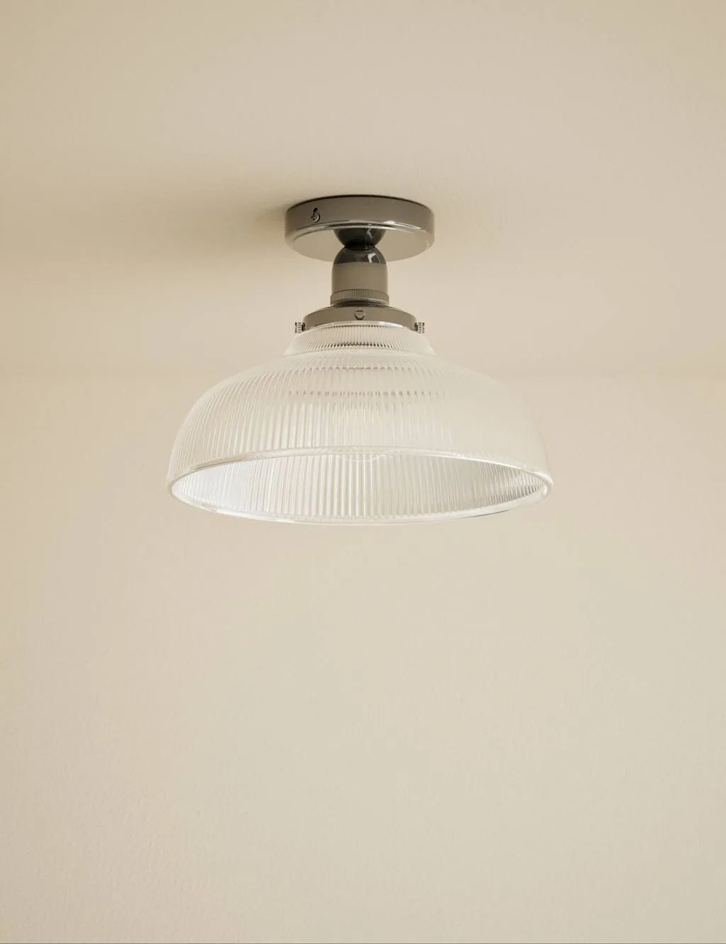 M&S Florence Flush Ceiling Light Chrome
