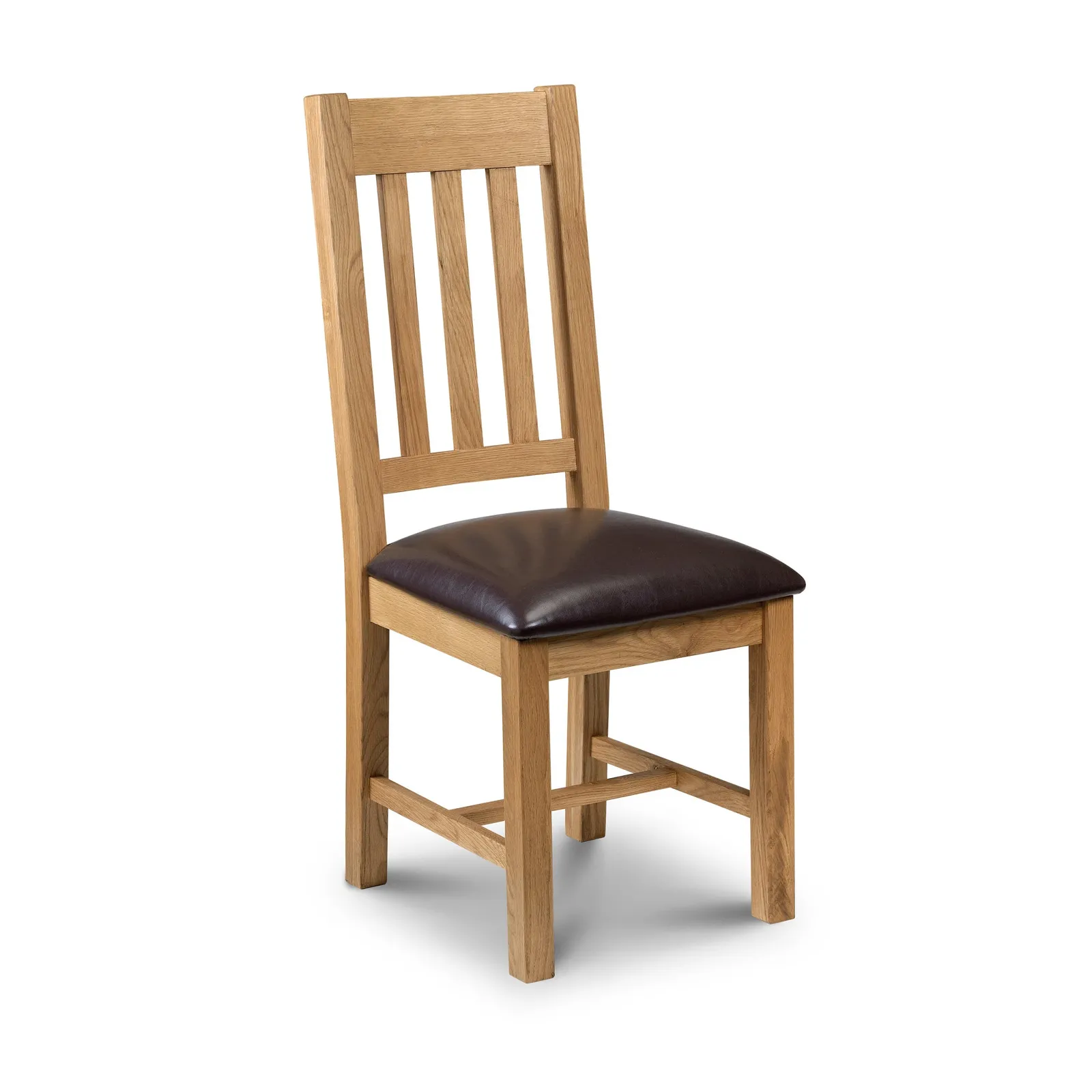 Astoria Set of 2 Dining Chairs, Faux Leather