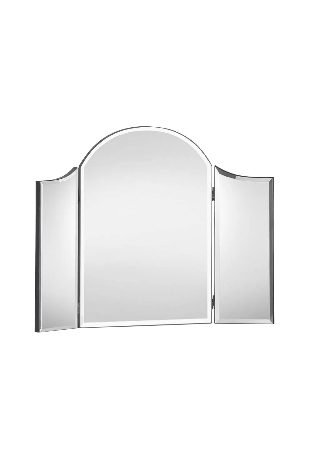 Julian Bowen Canto Curved Dressing Table Mirror in Clear 2