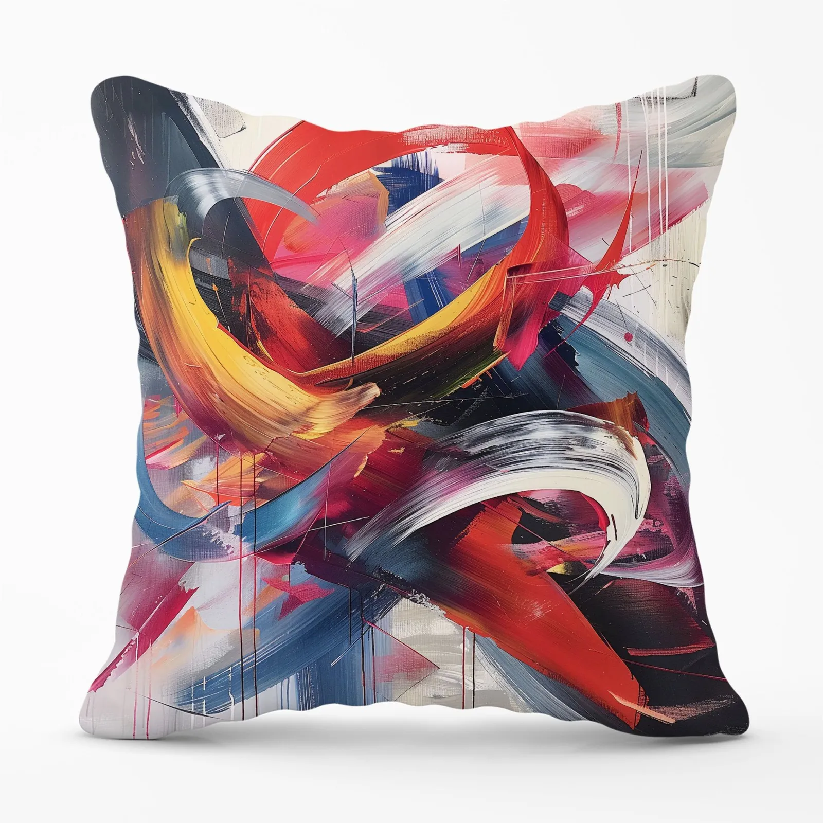 Warren Reed - Designer Swirling Symphony Of Colours Cushions