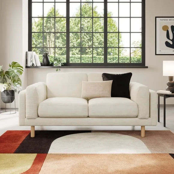 Newton Chunky Tonal Weave 2 Seater Sofa 1
