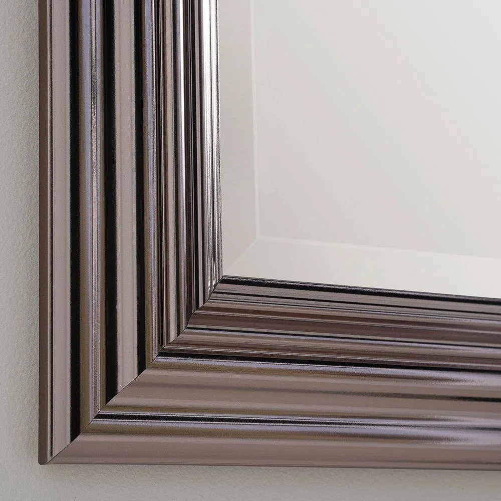 Yearn Mirrors Yearn Dark Chrome Wall Mirror 166.5x75cm in Metallics 2