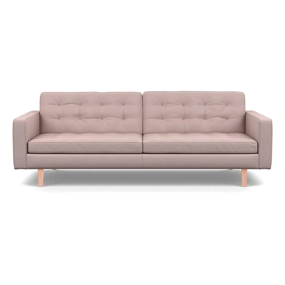 Heal's Hepburn 4 Seater Siena Cotton Dusky Pink Natural 1