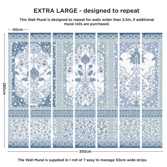 Ornate Panelling Wall Mural 4