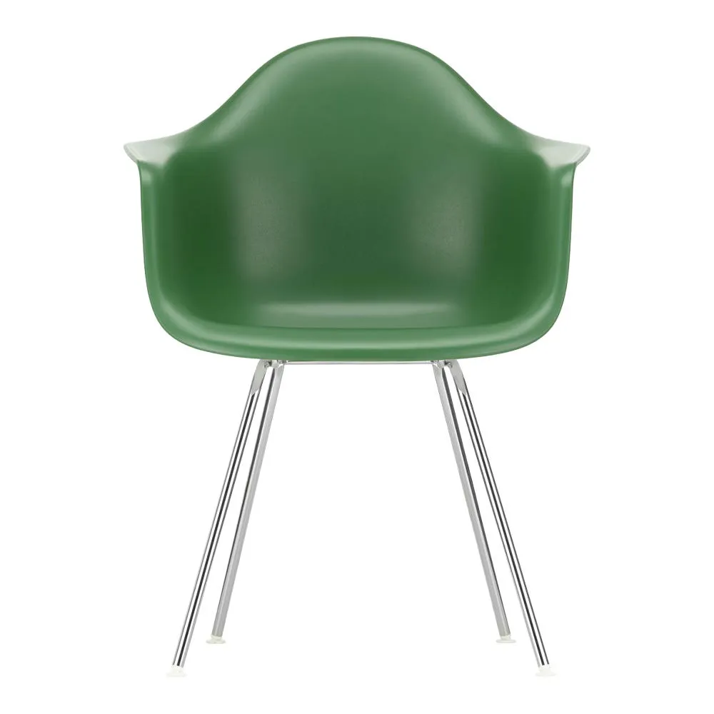 Vitra Eames DAX Armchair RE in Emerald with 01 Chrome Base 05 Glides 1