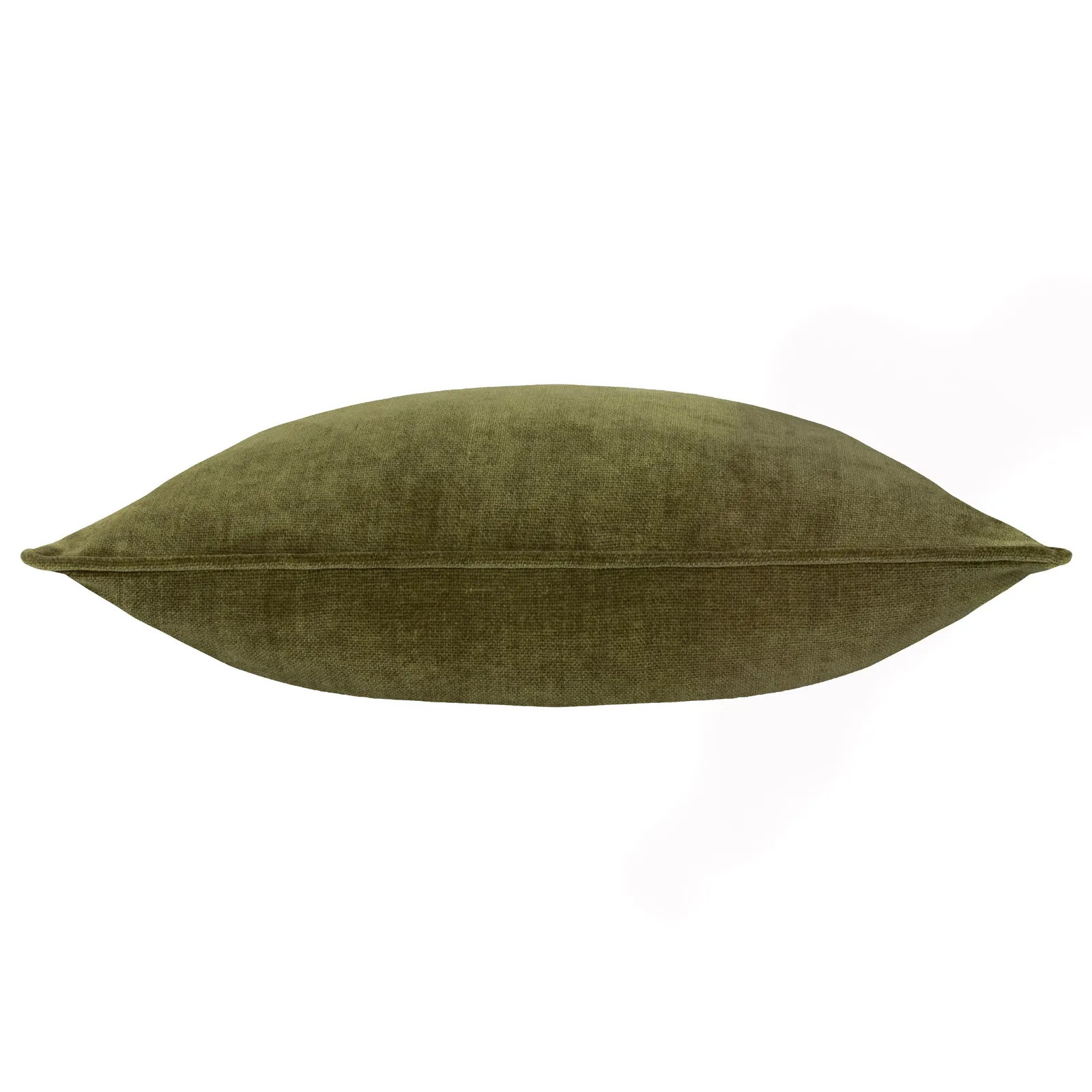 Yard Heavy Chenille Woven Piped Cushion in Olive 3