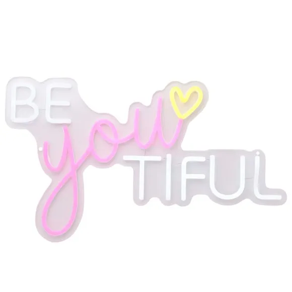 The Feel Good Club Signography Be-You-Tiful Neon Sign 3