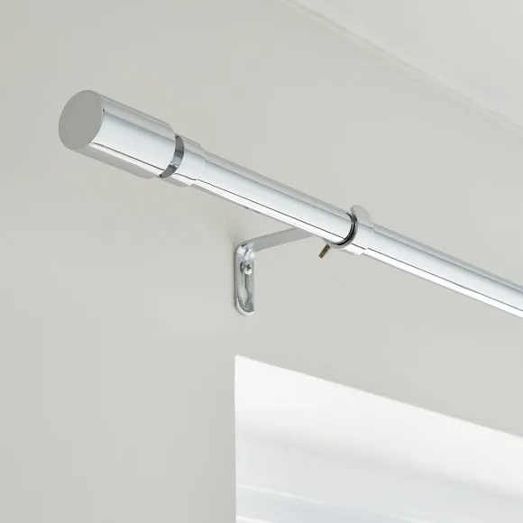 Barrel Extendable Metal Eyelet Curtain Pole 1