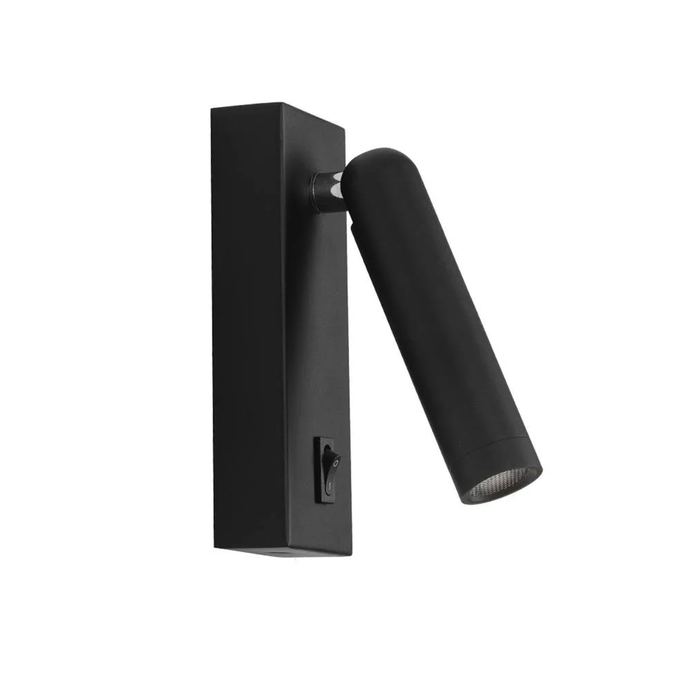 Netlighting Nova Reading Wall Light Black 3000K Warm White 3