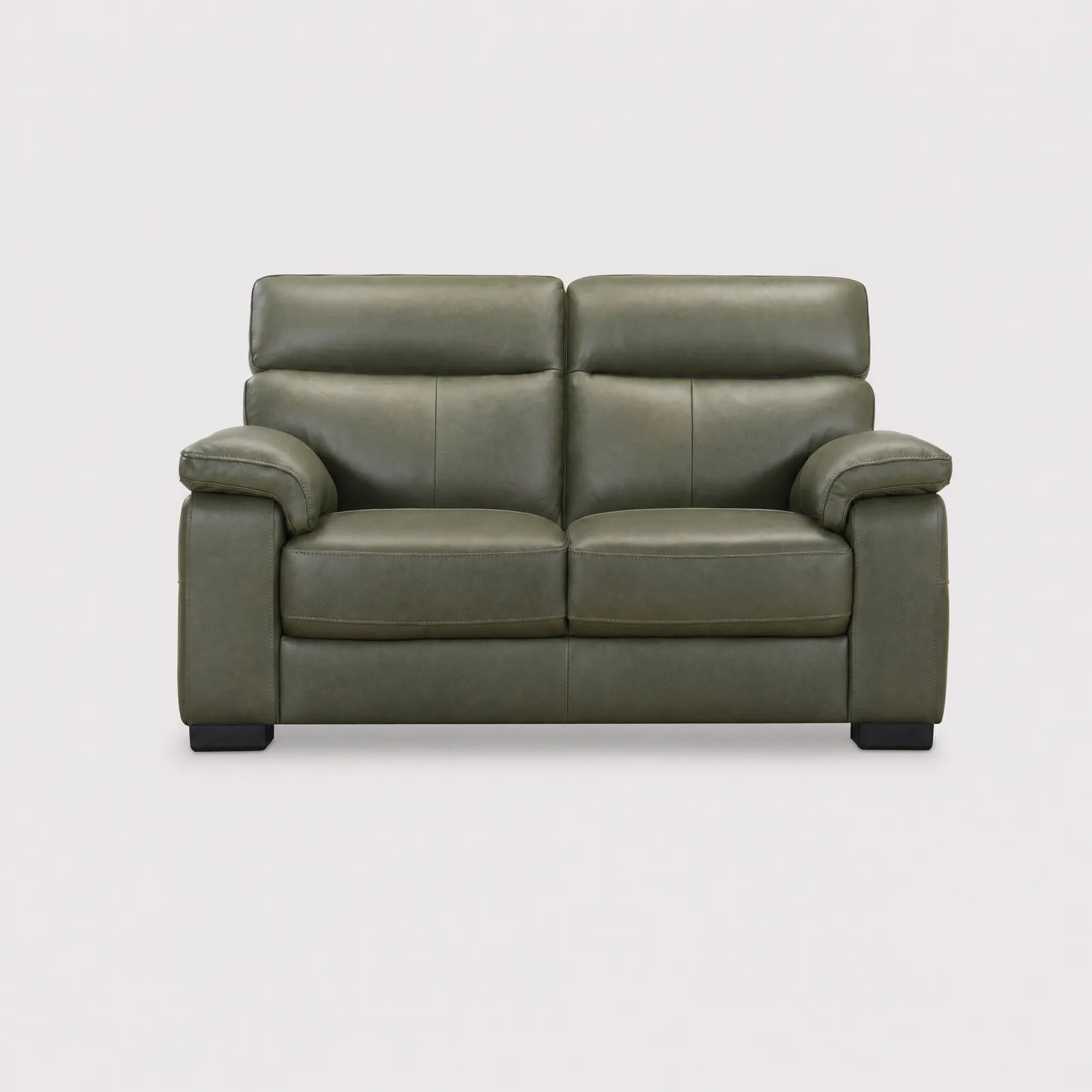 Clark 2 Seater- New Spec Sofa, Grey Leather | Barker & Stonehouse