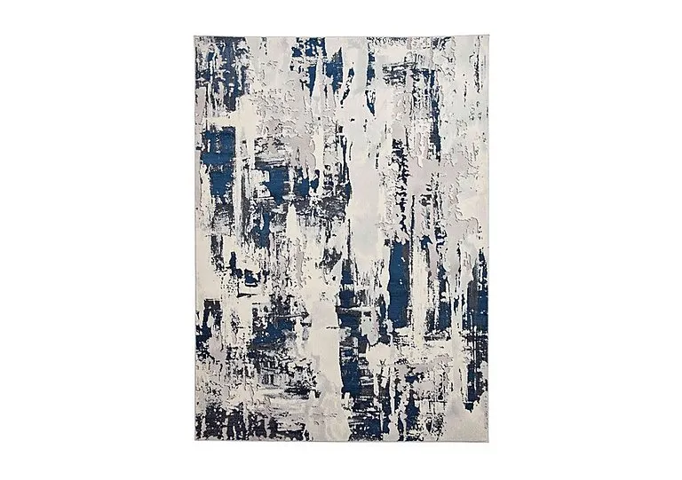 Akio Rug - 120cm-x-170cm - Grey Navy