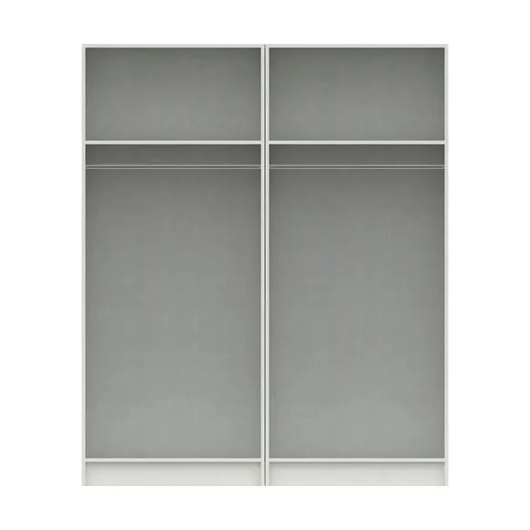 Ethan 4 Door Wardrobe, Mirrored 4
