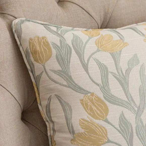 Tulip Jacquard Square Cushion 3