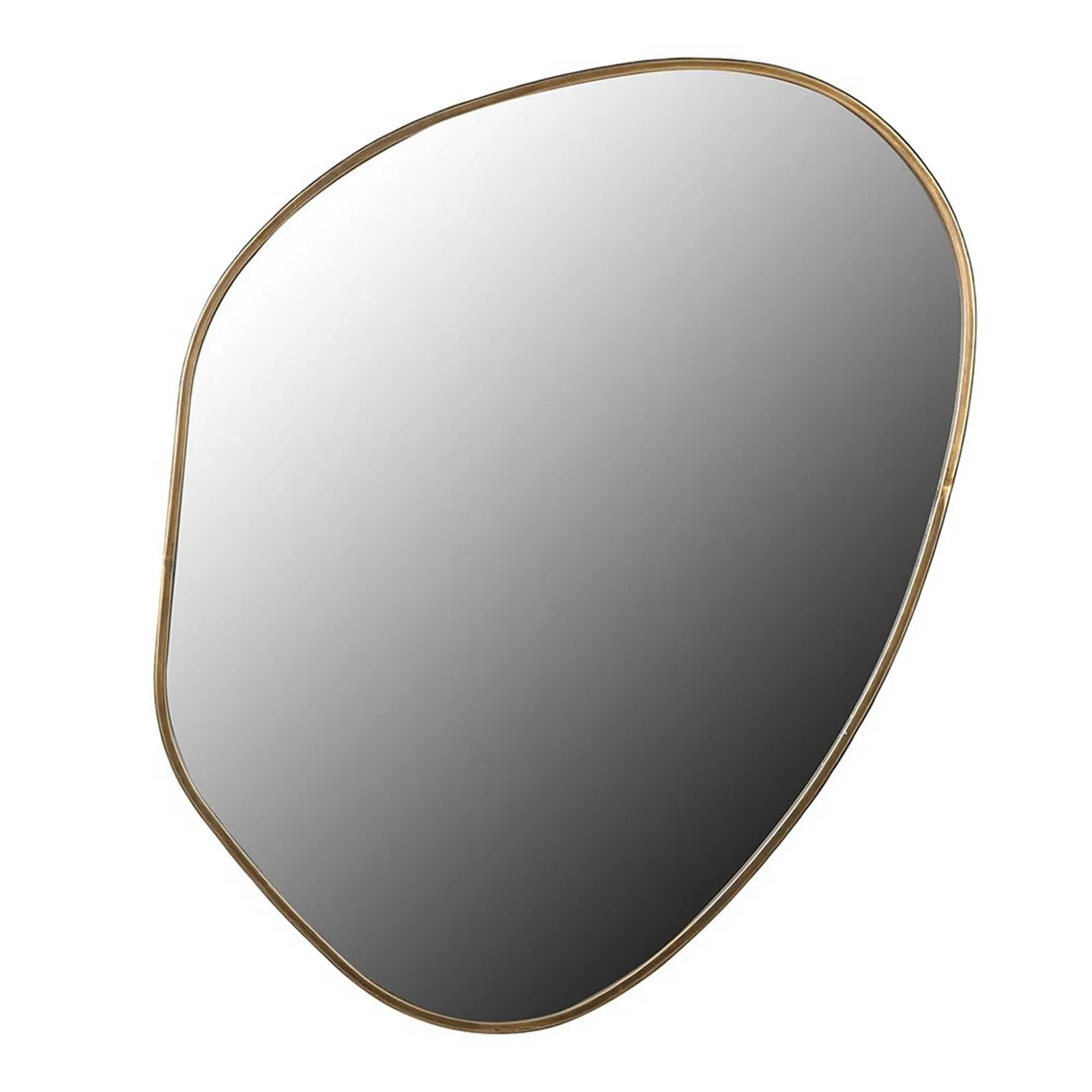 Large Gold Asymmetrical Mirror Metal | Barker & Stonehouse