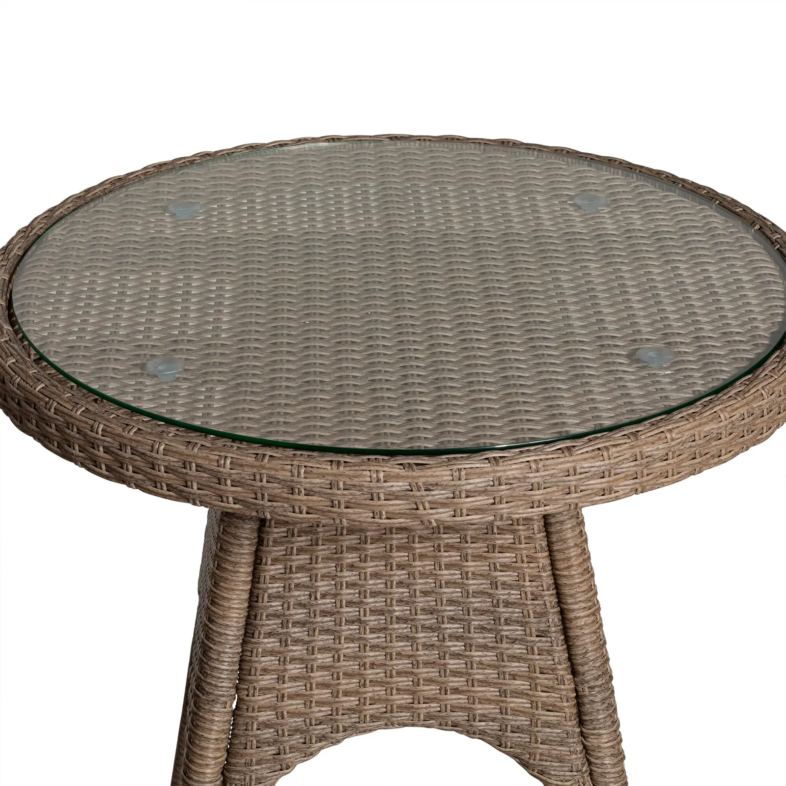 Lazise Bistro Set, Rattan, Brown | Barker & Stonehouse 6