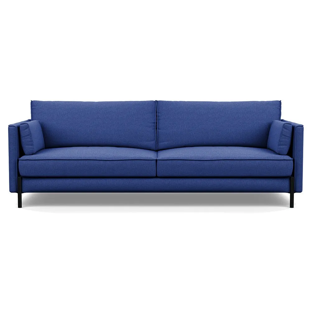 Heal's Tortona 4 seater Sofa Brushed Cotton Cobalt