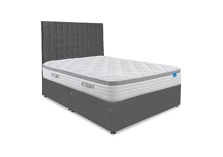 Hybrid 360 Divan Set - King Size - Plush Dark Grey