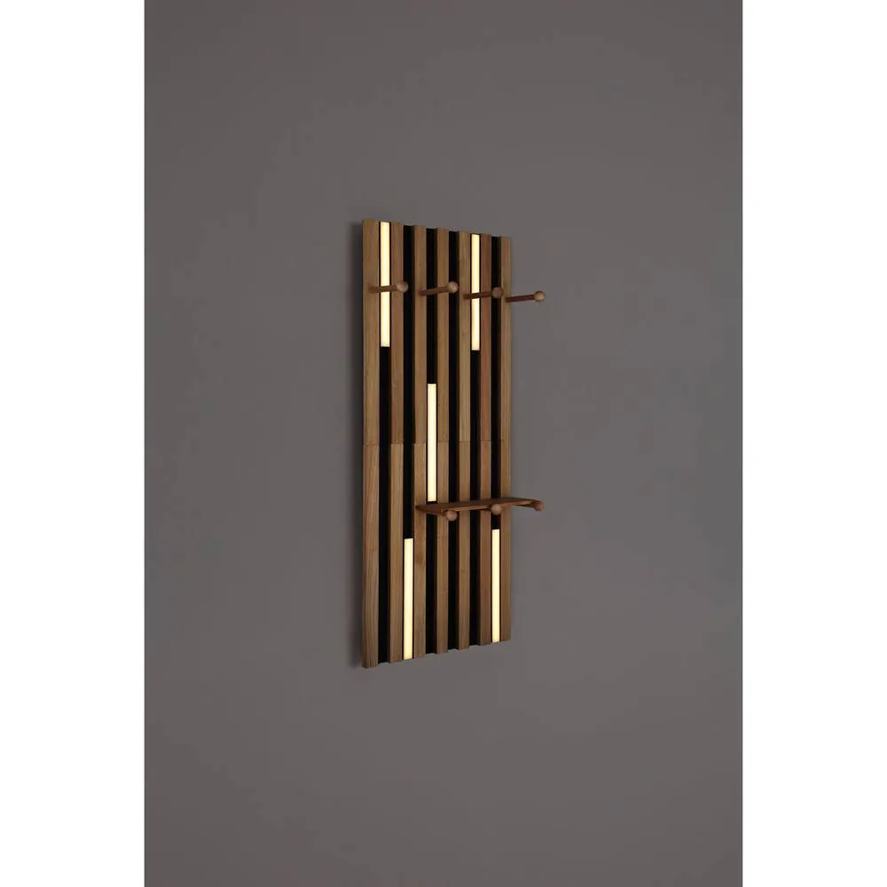 Netlighting Duane Integrated LED Flush Wall Lamp Matt Black 3000K 5