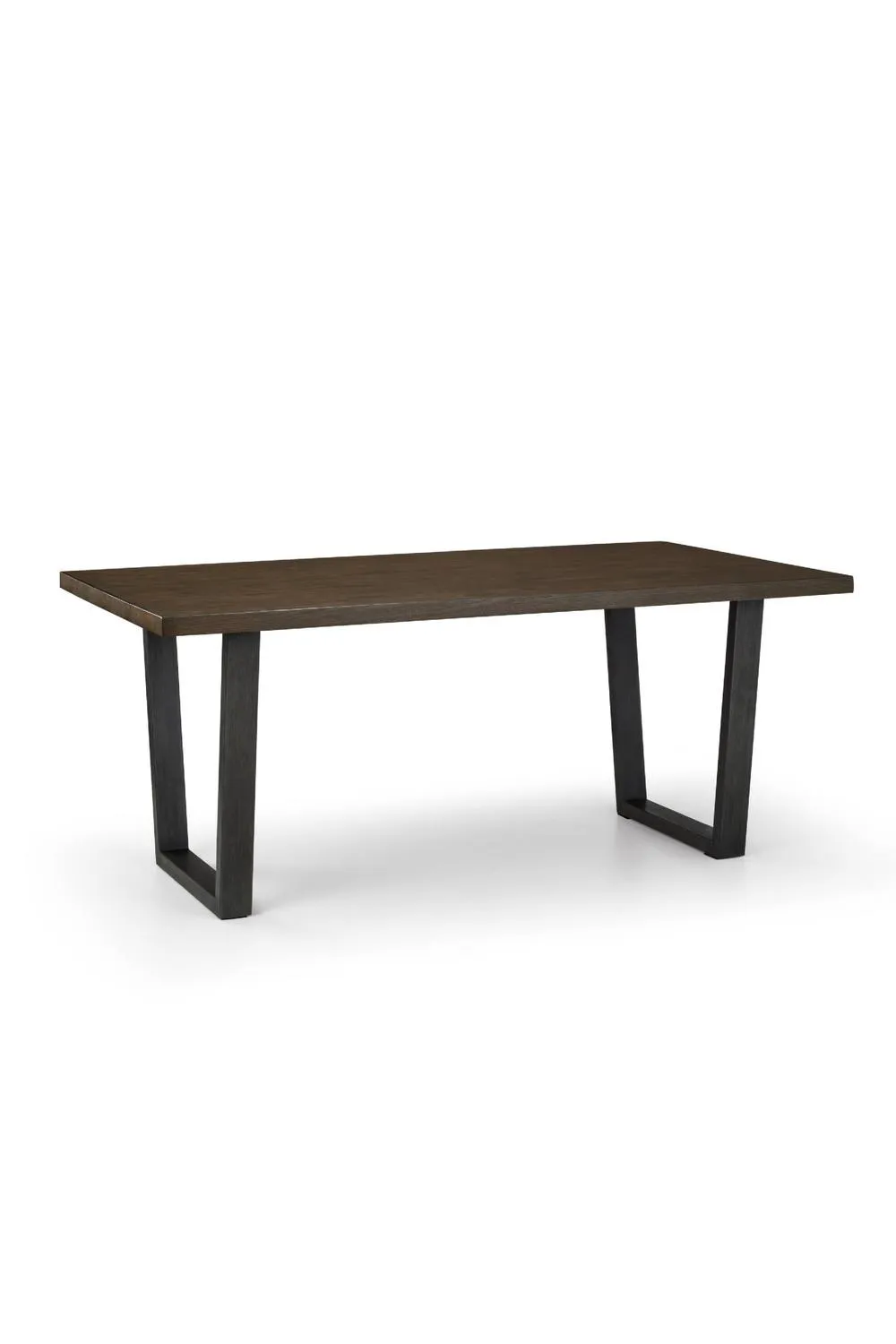 Julian Bowen Brooklyn Rectangular 4-6 Seater Dining Table in Dark Brown 5