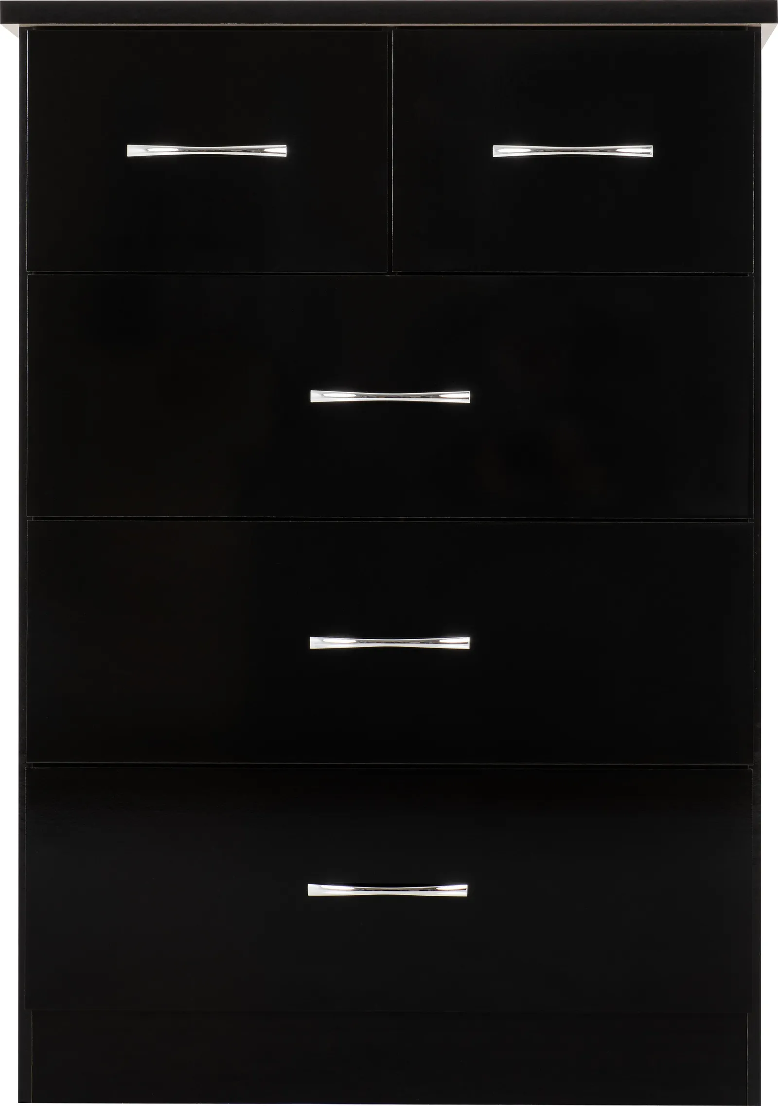 Seconique Nevada 3+2 Drawer Chest in Jet Black 4