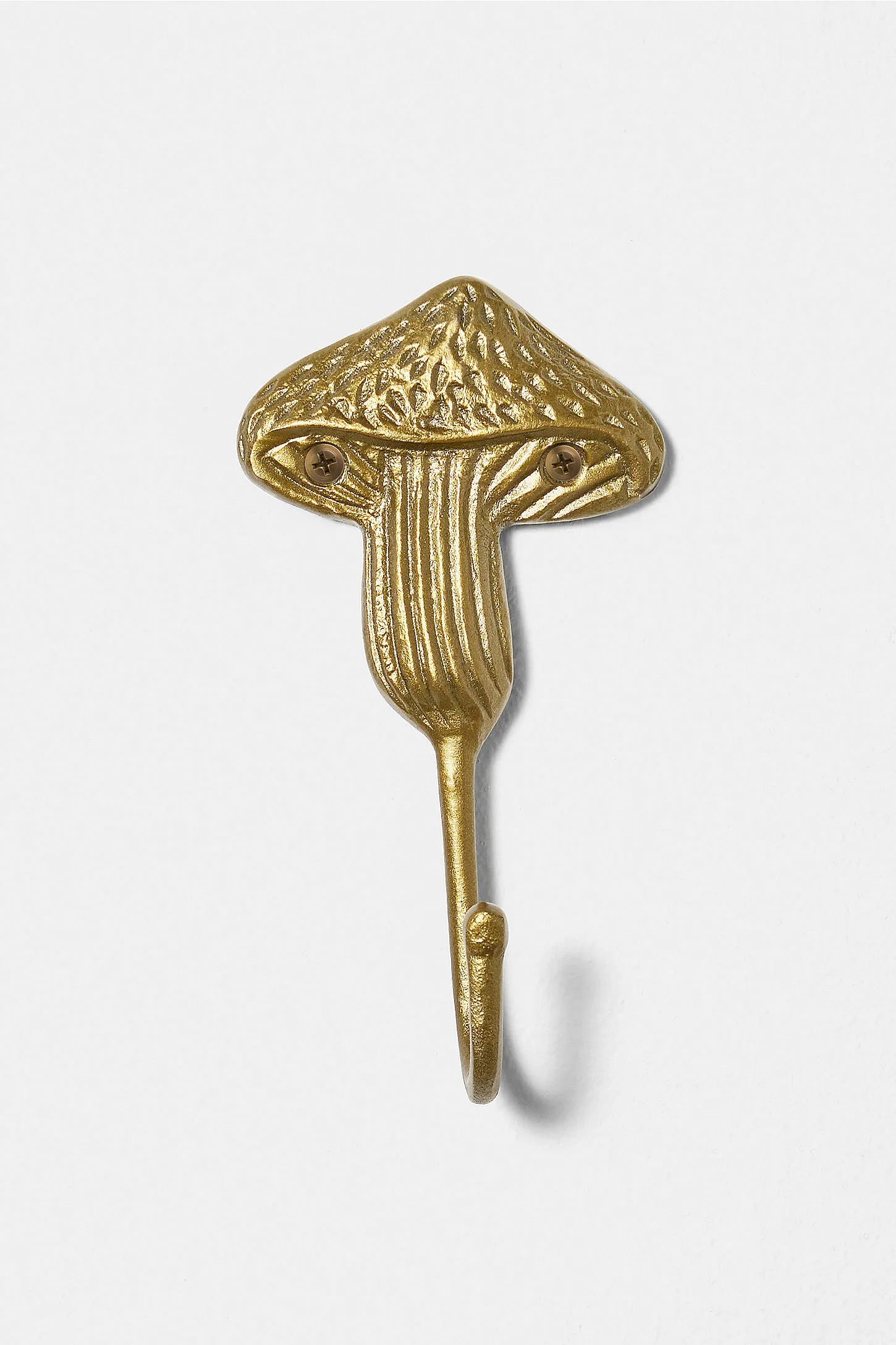 Mushroom Wall Hook - Gold 2