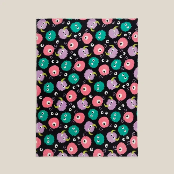 Rory the Monster Printed Fleece 170cm x 130cm Throw Blanket 3