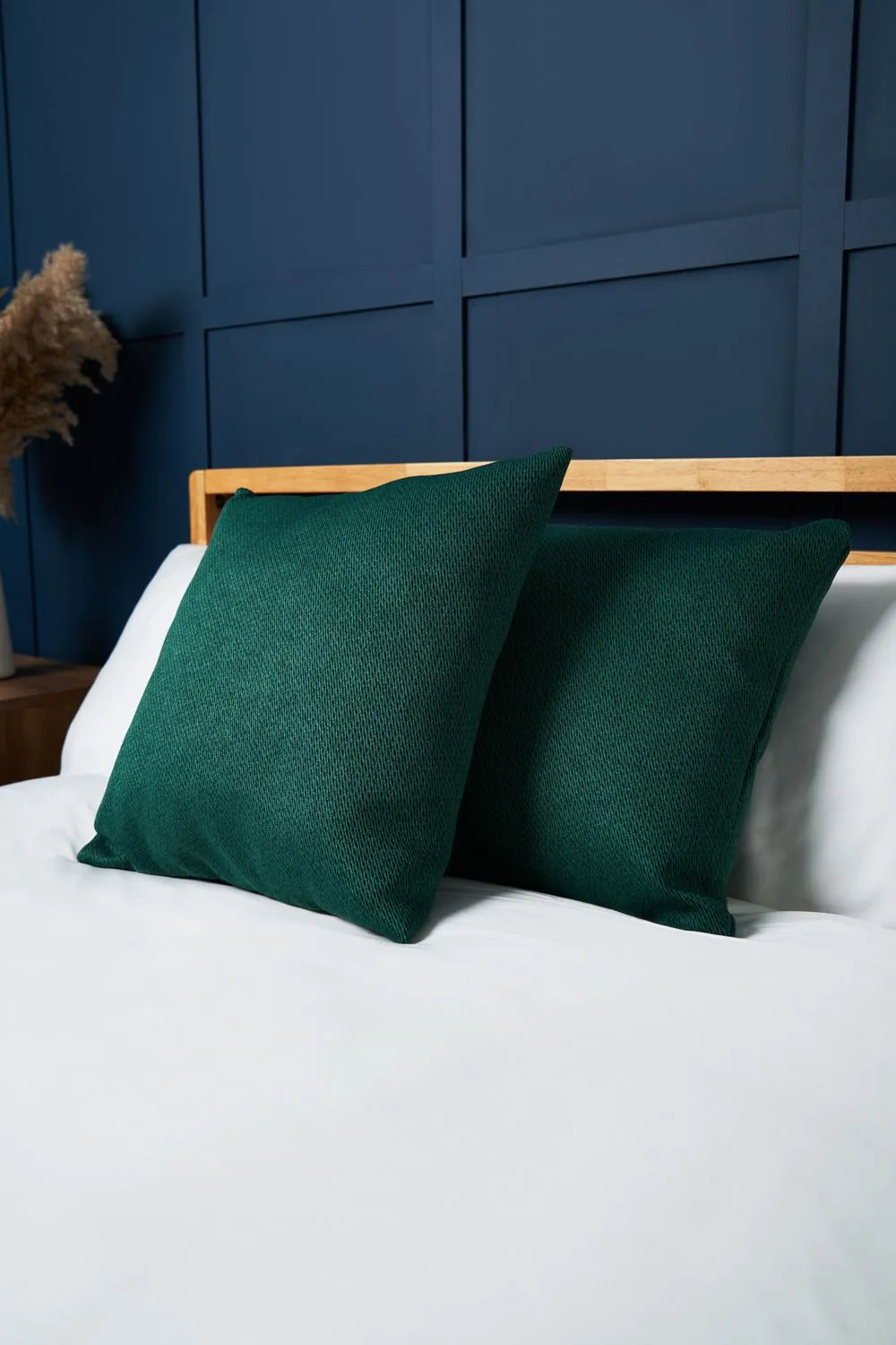 BHS Snow Fleece Cushion in Green 1