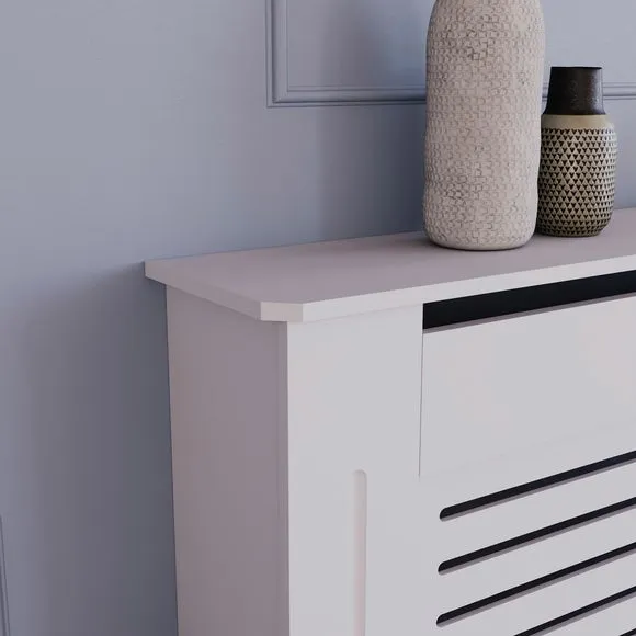 Return - Vida Designs Milton Radiator Cover, Medium White 4