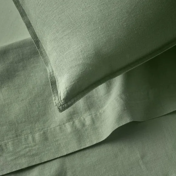 Cotton Linen Duvet Cover & Pillowcase Set 4