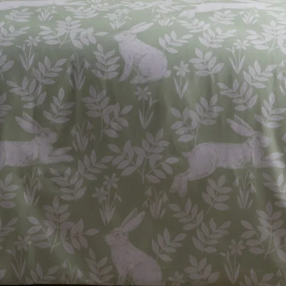 Dreams n Drapes Spring Rabbits Reversible Duvet Cover and Pillowcase Set 4