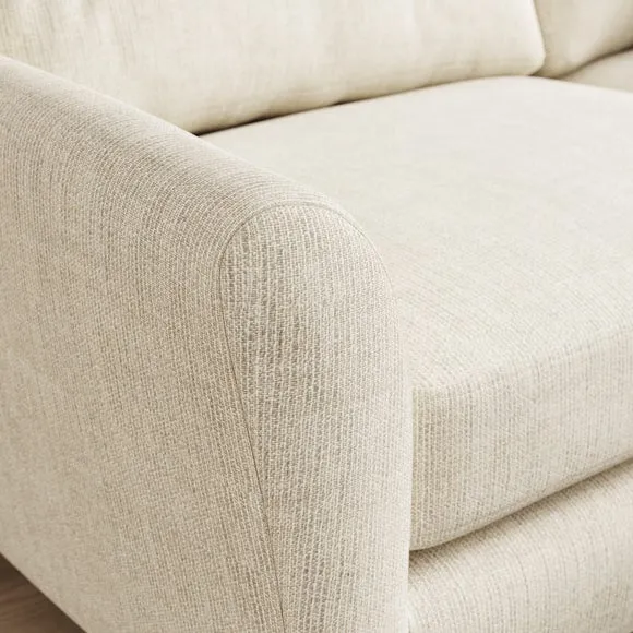 Sven Chunky Tonal Weave Reversible Corner Chaise Sofa 4