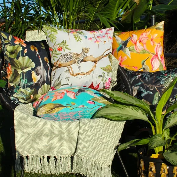 Evans Lichfield Hummingbirds Outdoor Cushion 5